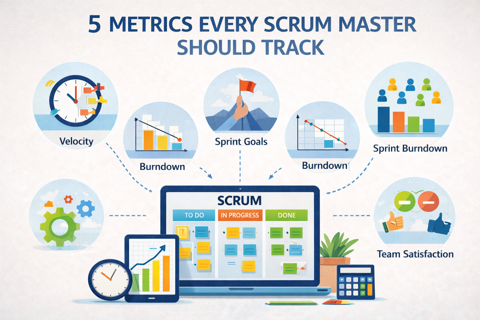 Sprint analytics and predictive metrics dashboard